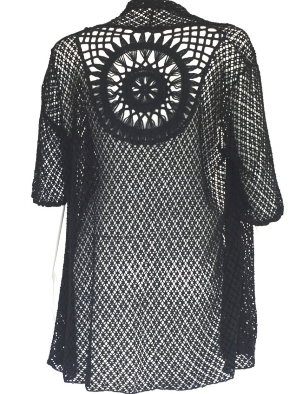 Shiva Viscose Openwork Overblouse - Italy